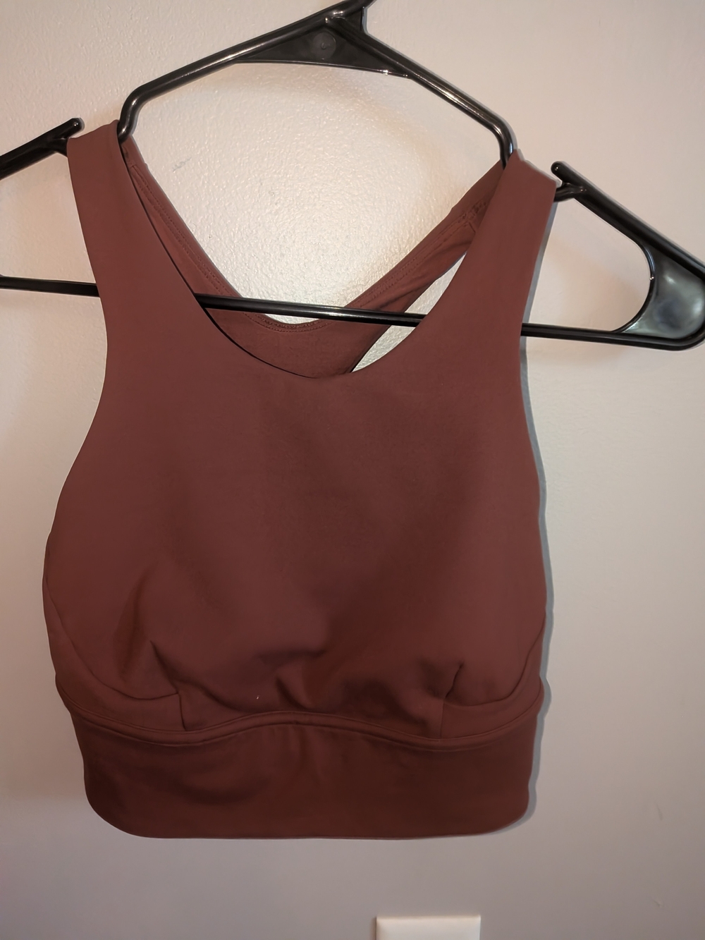 lululemon athletica Mauve Brown Crossback Sports Bra